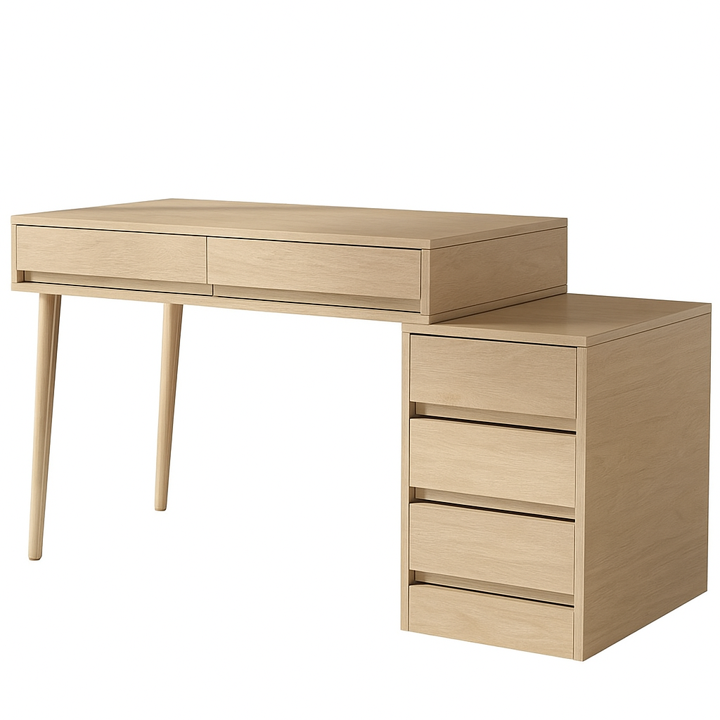 Luxe 5-Drawer Desk