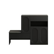 2-in-1 Shoe Cabinet with Bench