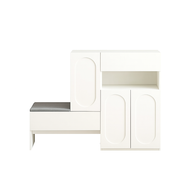 2-in-1 Shoe Cabinet with Bench