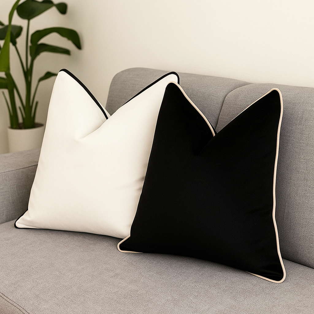 Fireside Two-Tone Cushion