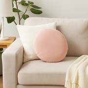 Velvet Round Throw Pillows