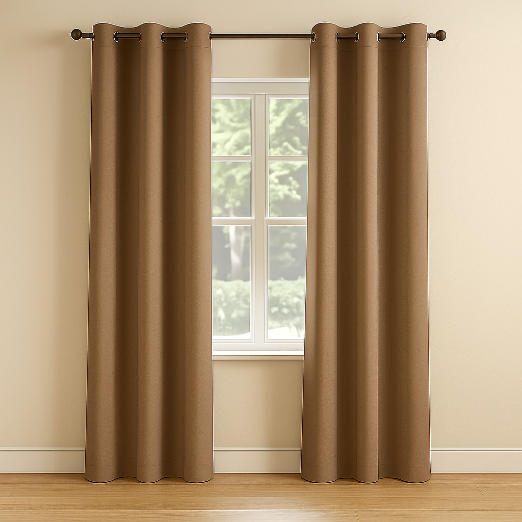 Basics Blackout Grommet Curtain Panels (Set of 2 Panels)