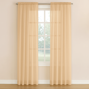Sheer Voile Curtain Panels (Set of 2 Panels)