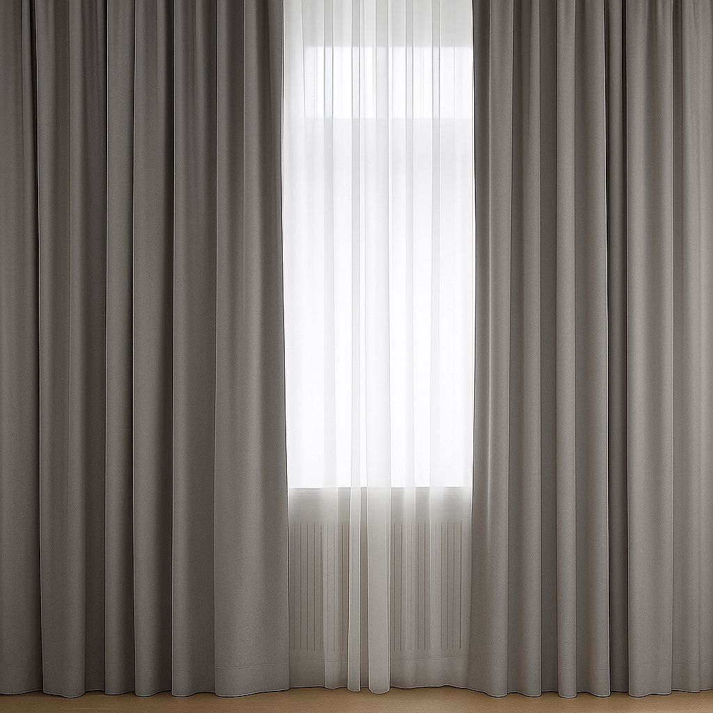 Blackout & Sheer Curtain Set