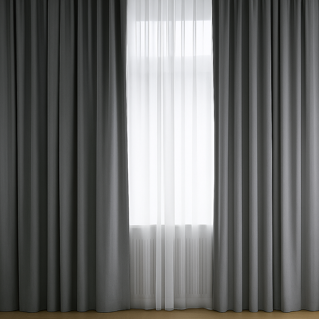 Blackout & Sheer Curtain Set