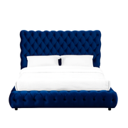 Minuva Velvet Upholstered Bed