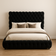 Minuva Velvet Upholstered Bed
