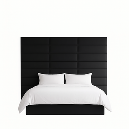 Nami Panel Velvet Bed