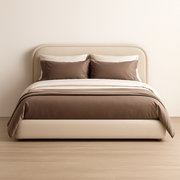 Obscura Bouclé Upholstered Bed