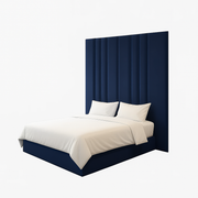 Opulent Vertical Channel Panel Bed