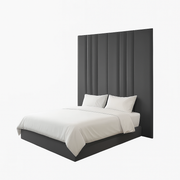Opulent Vertical Channel Panel Bed