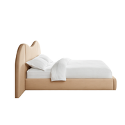 Plain Curved Panel Bed