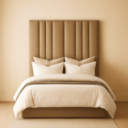 Opulent Vertical Channel Panel Bed