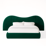 Plain Curved Panel Bed