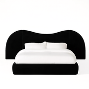 Plain Curved Panel Bed