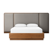 Plush Winged Panel Bed