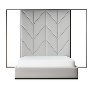Regalia Mirror Panel Bed