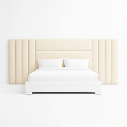 Strato Two-Tone Panel Bed
