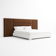Strato Two-Tone Panel Bed