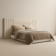 Strato Two-Tone Panel Bed