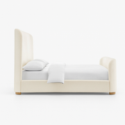 Thaliora Bouclé Upholstered Bed