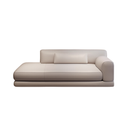 Ravion Faux Leather Chaise Lounge