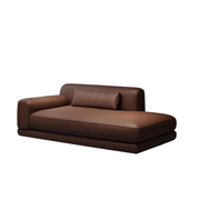 Ravion Faux Leather Chaise Lounge