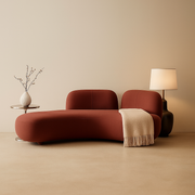 Solaria Velvet Chaise Lounge