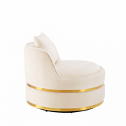 Virelle Swivel Velvet Chair