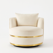 Virelle Swivel Velvet Chair