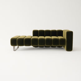 Merivelle Tufted Velvet Chaise Lounge