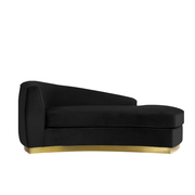 Vellora Velvet Chaise Lounge