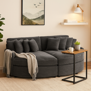 Modular Corduroy Sectional Sofa