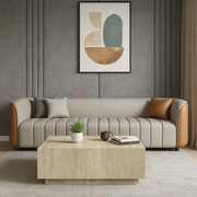 Ellington Faux Leather Sofa