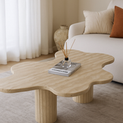 Roselle Travertine Coffee Table