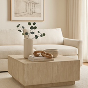 Dune Travertine Coffee Table