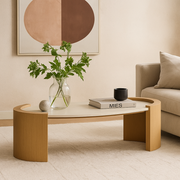Sable Travertine Coffee Table