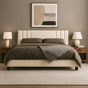 Lunara Channel Upholstered Bed