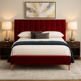 Valencia Velvet Bed