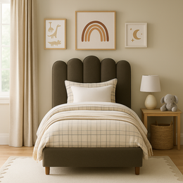 Minnora Velvet Bed