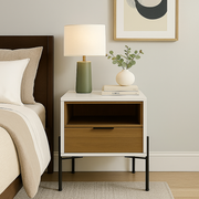 Derin Two-Tone Nightstand