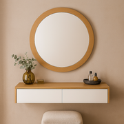 Sylven Floating Dresser with Mirror
