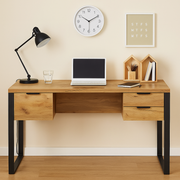 Lorven Computer Desk with Metal Base