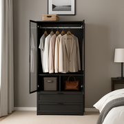 Modern 2-Door Armoire