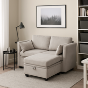 Ferano Storage Loveseat with Ottoman