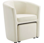 Nobu Chair with Ottoman