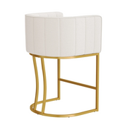 Low Back PU Leather Counter Stools (Set of 2)