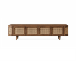 Luxe Cane TV Unit