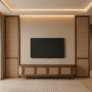 Luxe Cane TV Unit