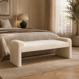 Modern Upholstered Accent Bench